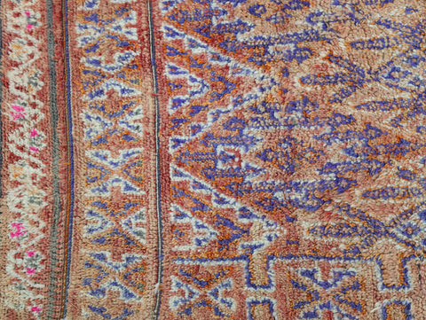 Tizzayt Vintage Moroccan Rug 7'1" x 12'9"
