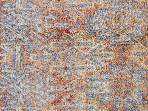 Tizzayt Vintage Moroccan Rug 7'1" x 12'9"