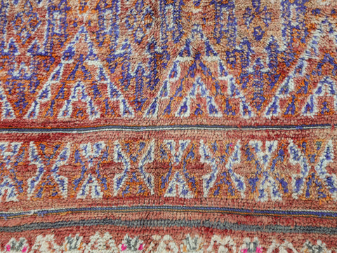 Tizzayt Vintage Moroccan Rug 7'1" x 12'9"
