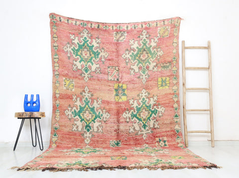 Hettu Vintage Moroccan Rug  5'9" x 9'7"