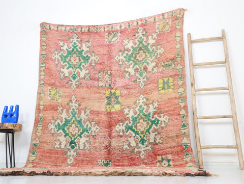 Hettu Vintage Moroccan Rug  5'9" x 9'7"