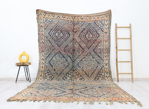 Ida Vintage Moroccan Rug 6'2" x 11'2"