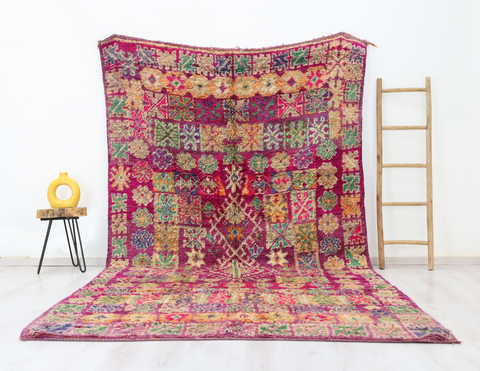 Amanouz Vintage Moroccan Rug 6'8" x 11'6"