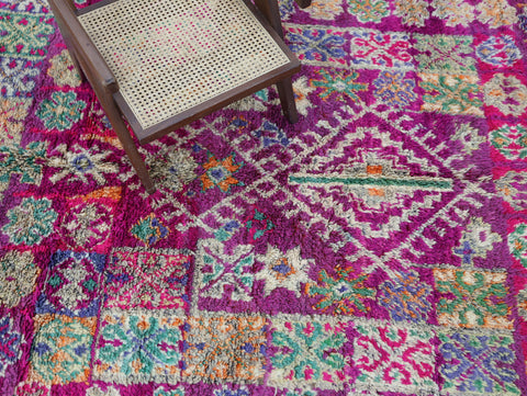 Amanouz Vintage Moroccan Rug 6'8" x 11'6"