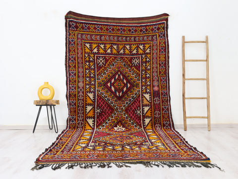 Tahala Vintage Moroccan Rug 5'2" x 10'7"