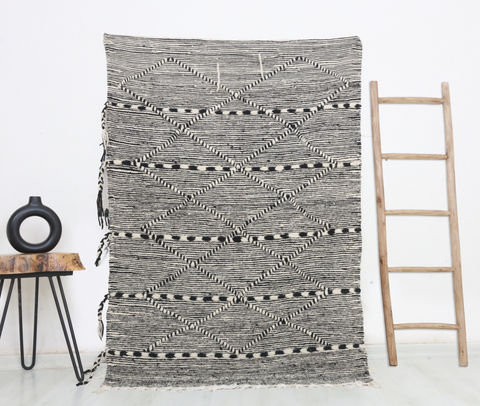 Chama Moroccan Kilim Rug 3'3" x 4'8"