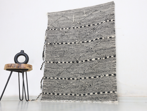 Chama Moroccan Kilim Rug 3'3" x 4'8"
