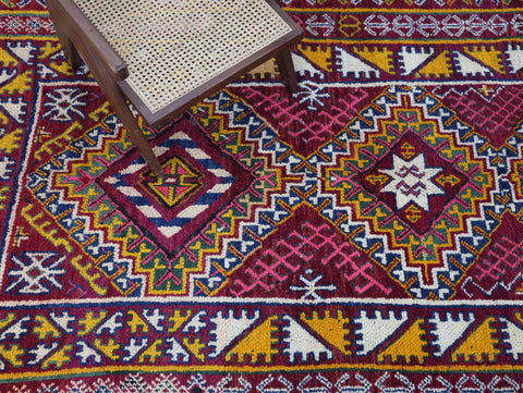 Tahala Vintage Moroccan Rug 5'2" x 10'7"