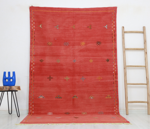 Asalas Moroccan Kilim Rug 4'9" x 8'3"