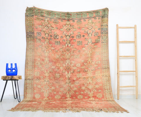 Ameghnas Vintage Moroccan Rug 5'7" x 8'6"