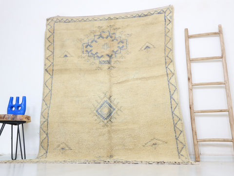 Asif Vintage Moroccan Rug  5'2" x 8'1"