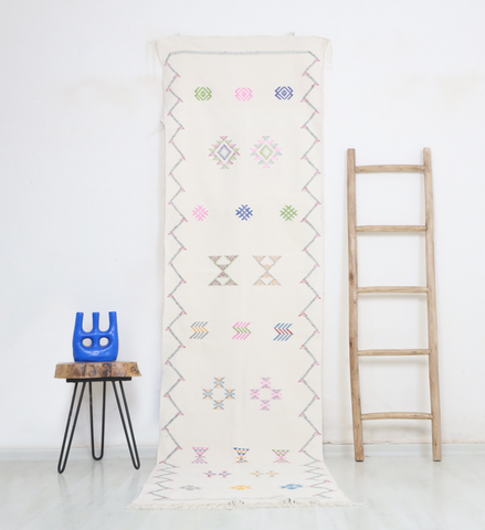 Tizrit Cactus Silk Rug 2'5" X 9'6"
