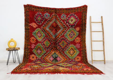 Aghrib Vintage Moroccan Rug 6'6" x 9'4"