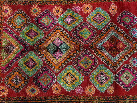 Aghrib Vintage Moroccan Rug 6'6" x 9'4"