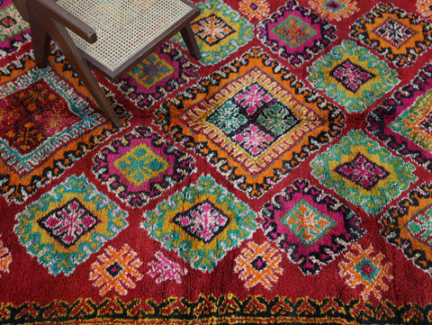 Aghrib Vintage Moroccan Rug 6'6" x 9'4"