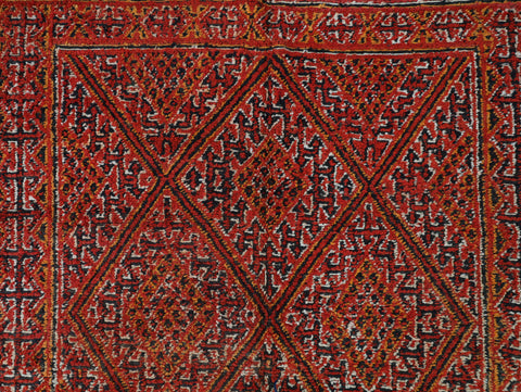 Amzil Vintage Moroccan Rug 6'7" x 11'2"
