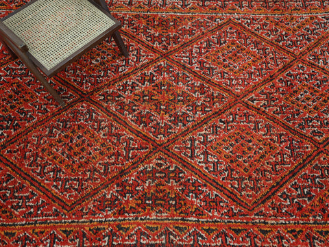 Amzil Vintage Moroccan Rug 6'7" x 11'2"