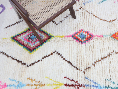 Amghar Moroccan Rug 5'1" x 8'3"