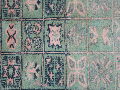 Abarug Vintage Moroccan Rug  6'3" x9'6"