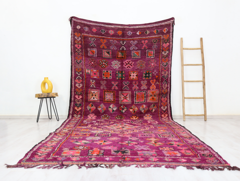 Taklit Vintage Moroccan Rug 6'1" x 13'5"