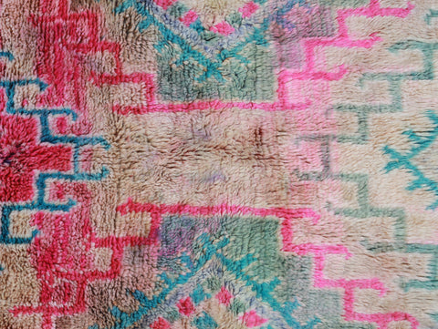 Ahaszi Vintage Moroccan Rug  6'0" x9'8"