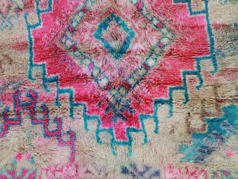 Ahaszi Vintage Moroccan Rug  6'0" x9'8"