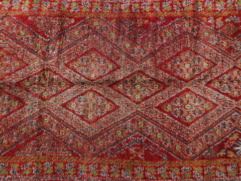 Afaghis Vintage Moroccan Rug 6'6" x 12'5"