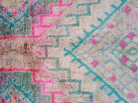 Ahaszi Vintage Moroccan Rug  6'0" x9'8"