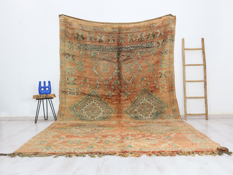 Fadia Vintage Moroccan Rug 6'9" x 12'3"
