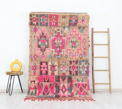 Ziri Vintage Moroccan Rug 4'3" x 6'8"