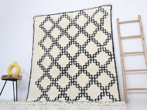 Anella Beni Ourain Rug 5'3" x 8'3"