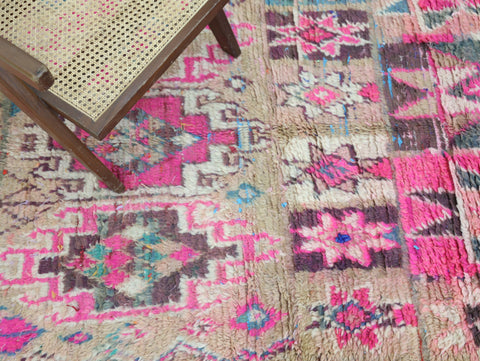 Ziri Vintage Moroccan Rug 4'3" x 6'8"