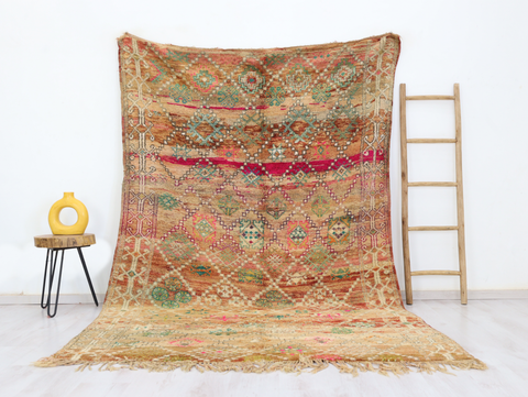 Kenza Vintage Moroccan Rug 6'2" x 9'7"