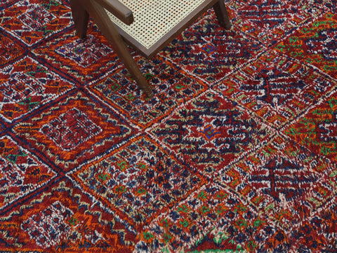 Amellalun Vintage Moroccan Rug  6'1" x 10'3"