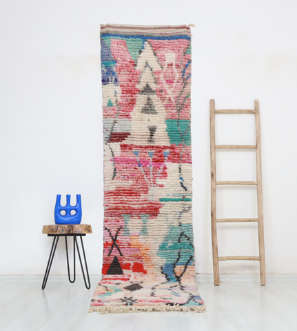 Tawurit  Moroccan Rug  2'1" x 9'8"