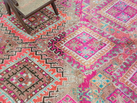 Zenata Vintage Moroccan Rug 6'3" x 8'5"