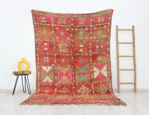 Ziri Vintage Moroccan Rug 5'5" x 9'1"
