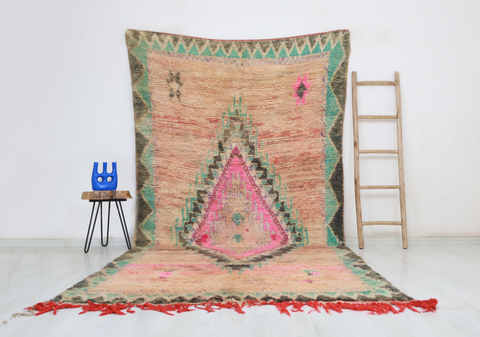 Awras Vintage Moroccan Rug  5'9" x11'8"