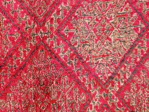 Tachfine Vintage Moroccan Rug 6'4" x 9'6"