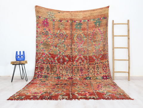 Ouassime Vintage Moroccan Rug 6'2" x 10'1"
