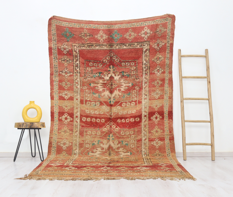 Talmun Vintage Moroccan Rug  5'4" x 9'4"