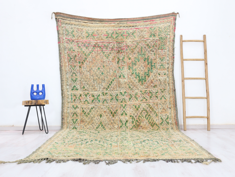 Mennach Vintage Moroccan Rug 5'9" x 10'7"