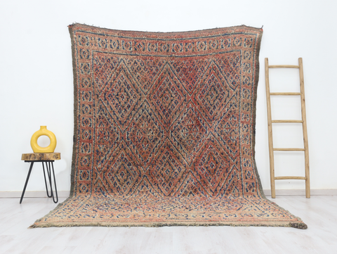 Anir Vintage Moroccan Rug  6'6" x 9'4"