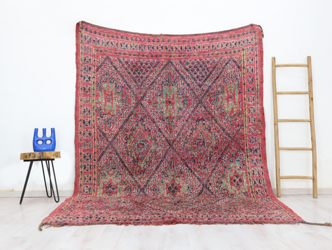 Micipsa Vintage Moroccan Rug 6'7" x 8'9"