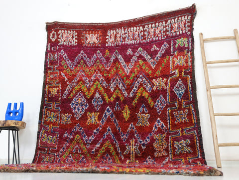 Tanirt  Vintage Moroccan Rug  6'2" x 10'3"