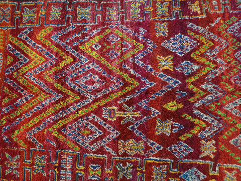 Tanirt  Vintage Moroccan Rug  6'2" x 10'3"