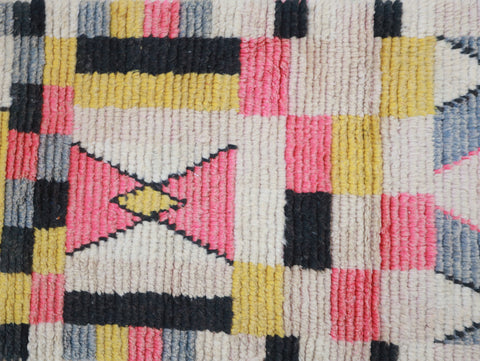 Tizzoughin Moroccan Rug  2'4 " x 10'9"