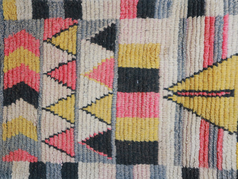Tizzoughin Moroccan Rug  2'4 " x 10'9"