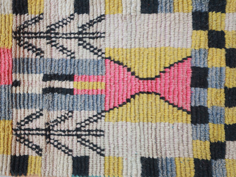 Tizzoughin Moroccan Rug  2'4 " x 10'9"