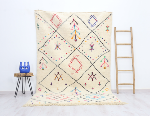 Awrigha Beni Ourain Rug 5'4" x 8'9"